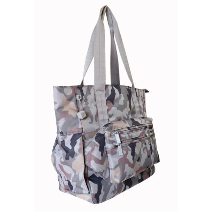 Grey Camo Wind Tote