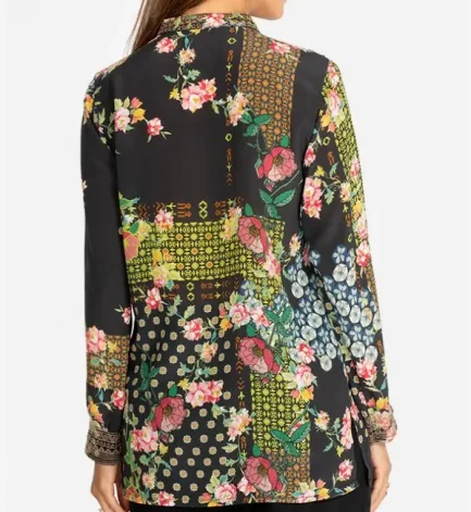 Rose Embroidered Tunic